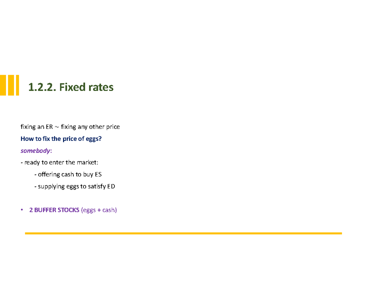 Class 25 oct - Slide international currencies and exchange rate - 1.2 ...