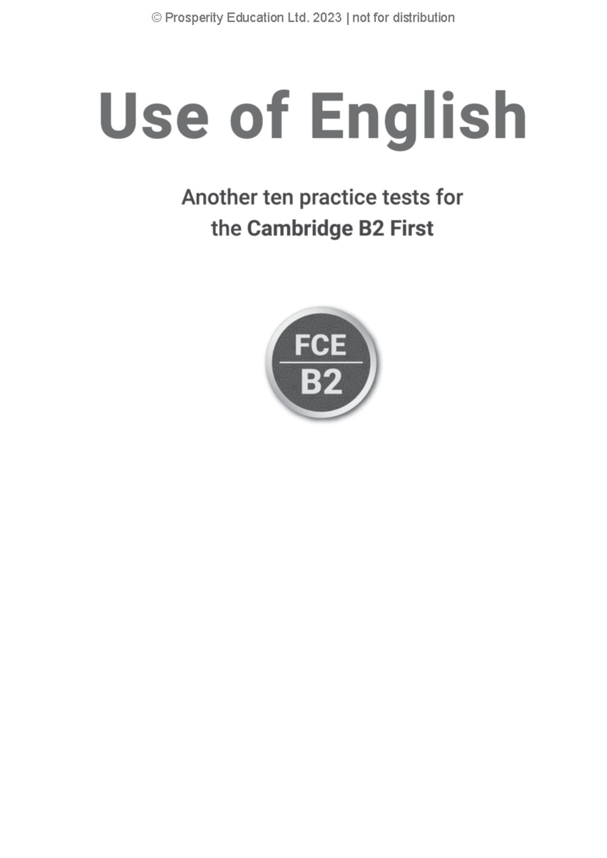9781915654052 B2+Use+of+English Volume+3 Test+1 - Cambridge B2 First ...