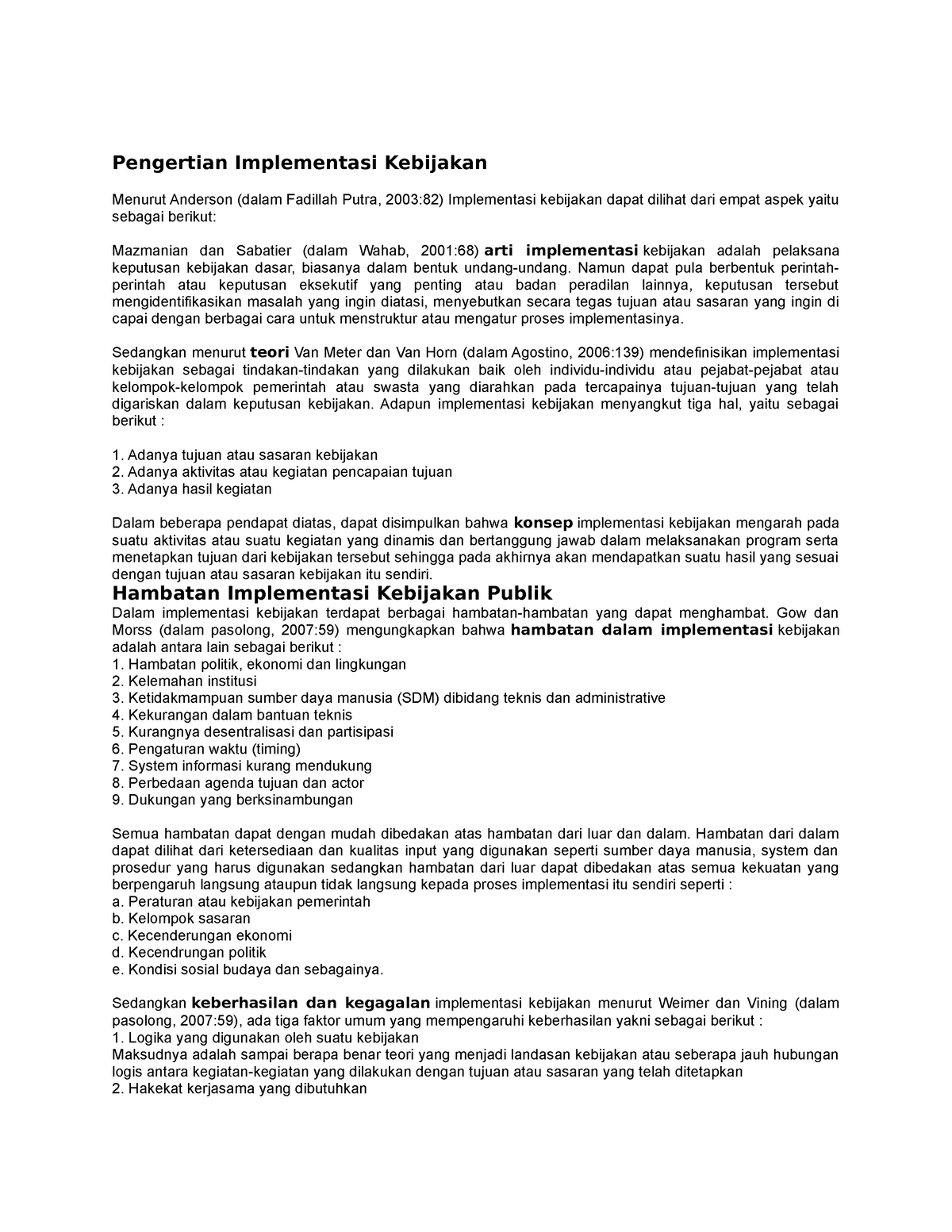 Implementasi Kebijakan Publik - Pengertian Implementasi Kebijakan ...