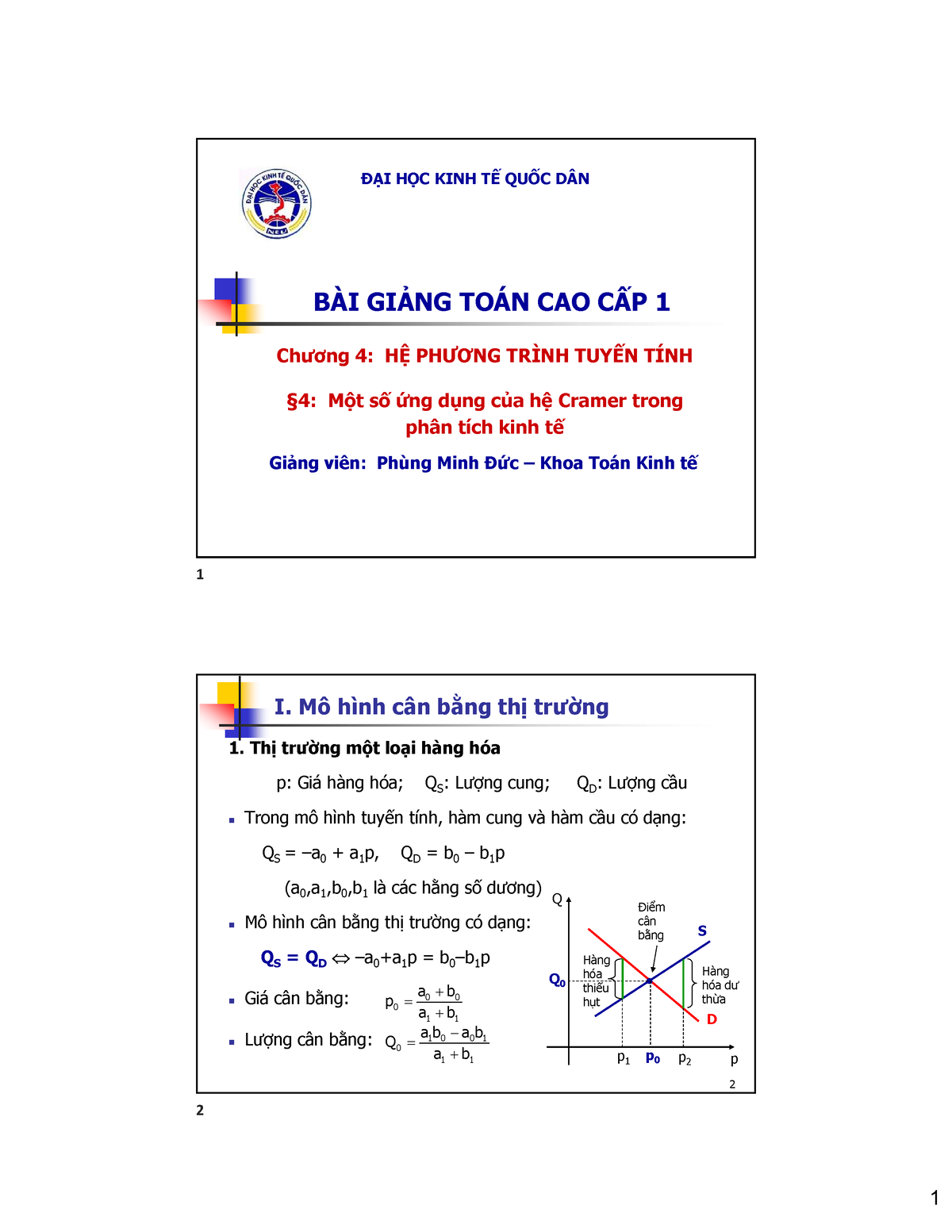 HỒI QUY ĐƠN  XU THẾ TUYẾN TÍNH