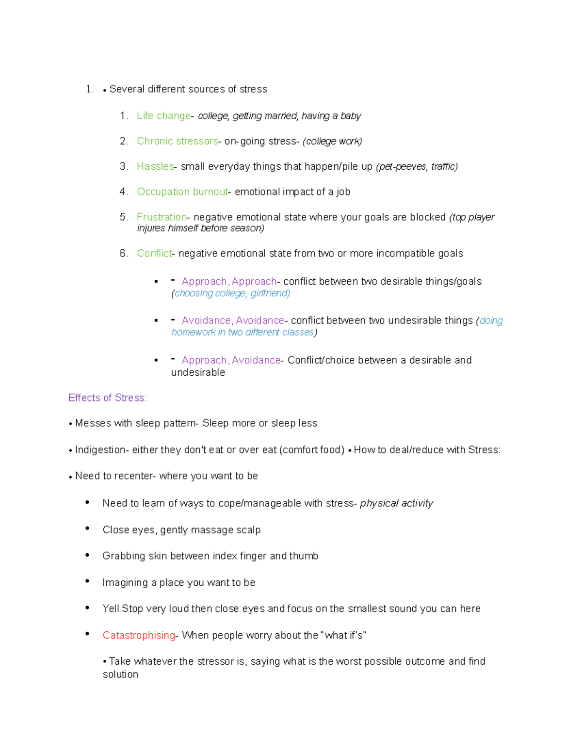 Chapter 3 psychology - PSYC 101 - 1. • Several different sources of ...