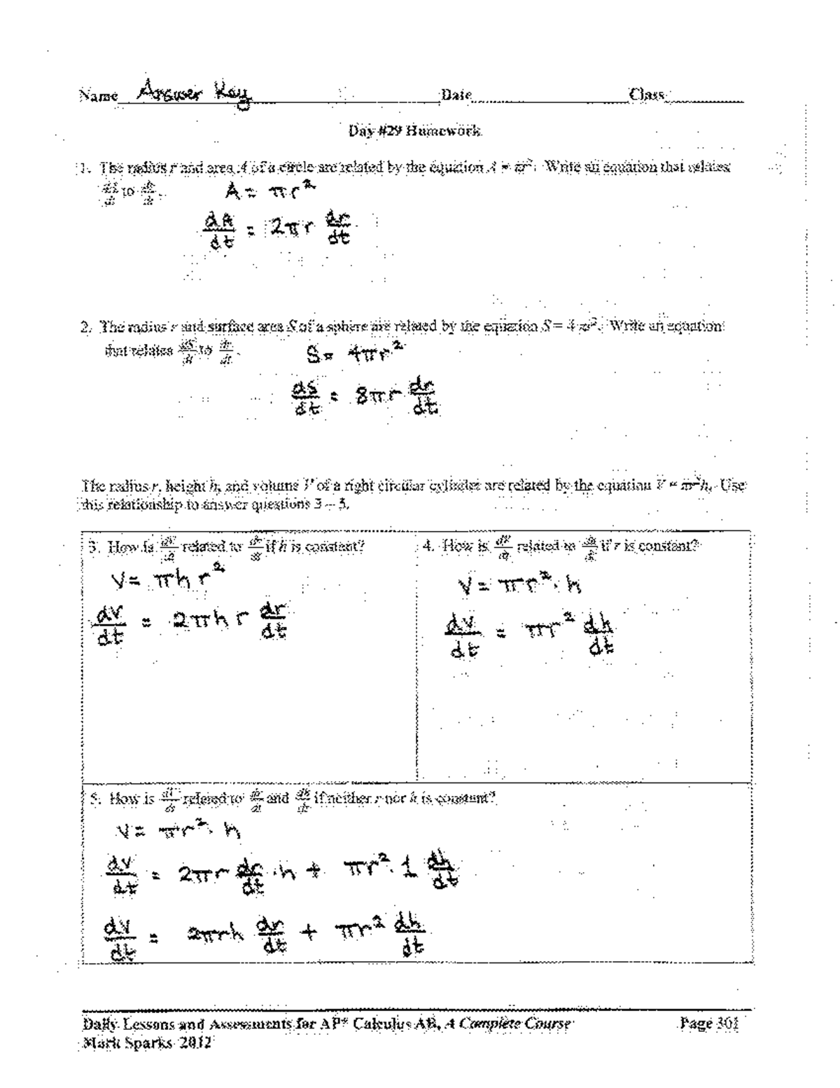 4.2 hw - AP CALC HW - Studocu