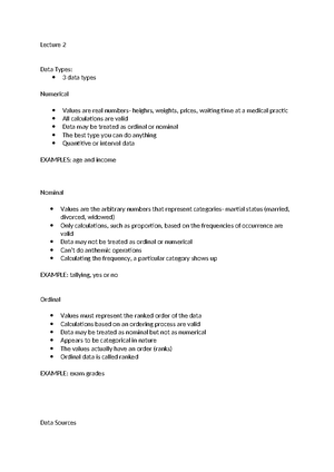 Week 2 - Graphical Representation of Data - Data Analytics - Week 2 ...