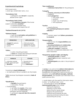 Experimental Psychology Reviewer - Chapter 1 Science Connotes Content ...