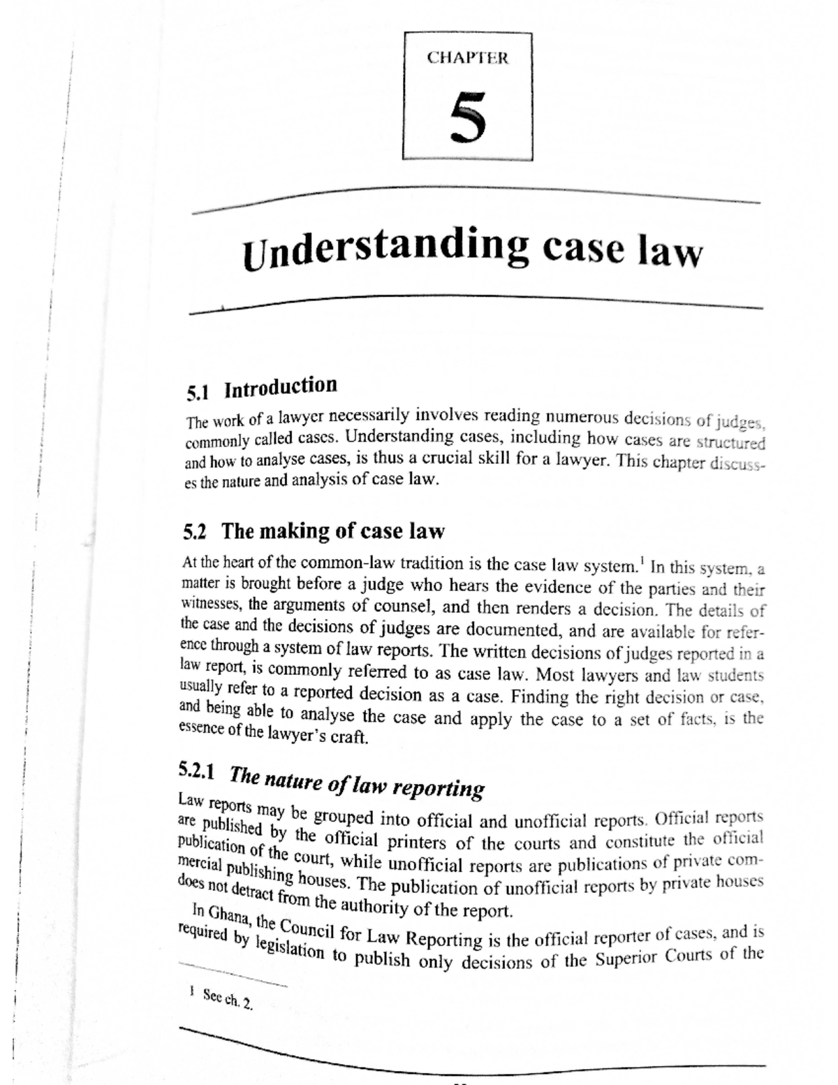 Ato Kwaw Understanding Case law - Commercial Law 2 - Studocu