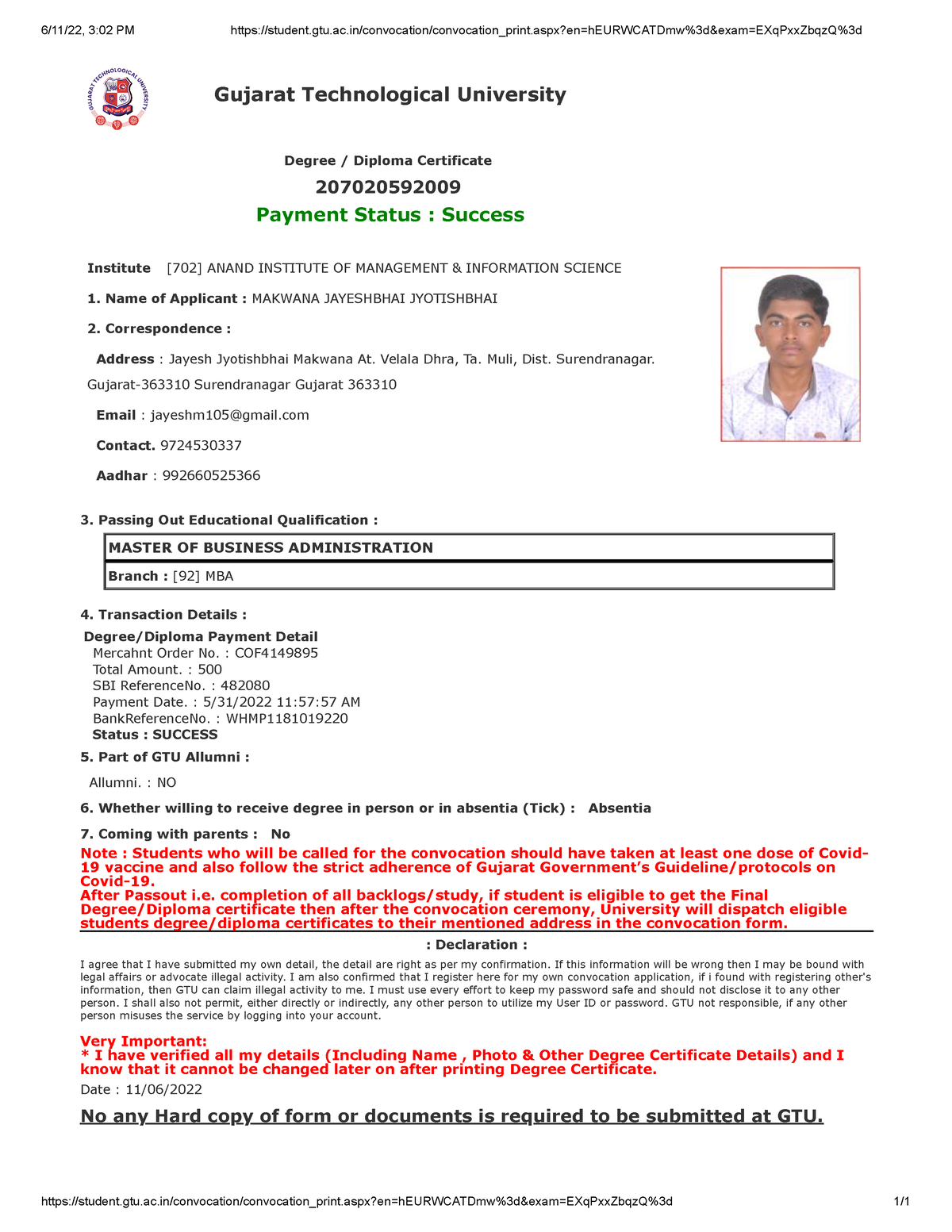 jayesh-convocation-print-6-11-22-3-02-pm-studocu