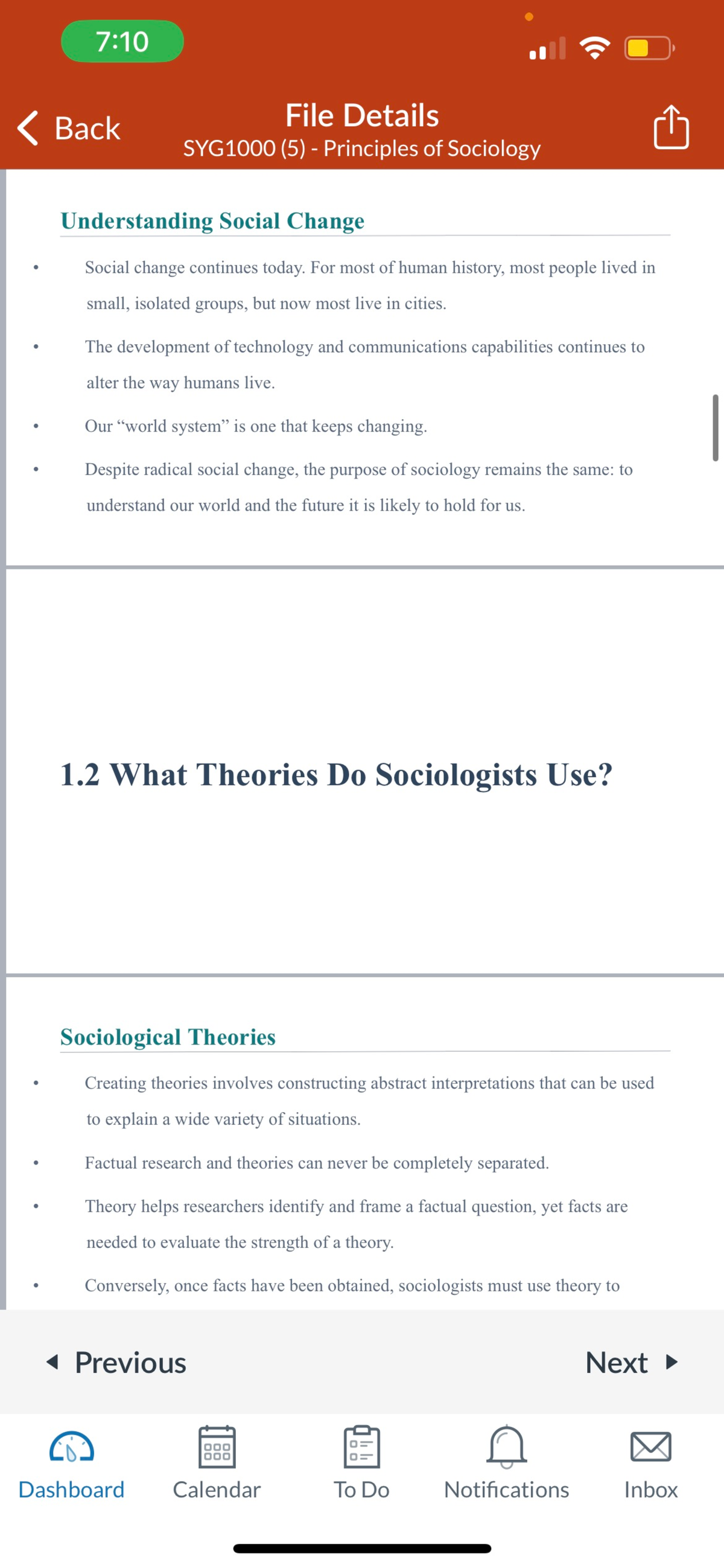 Sociology Chapter 1 - SYG1000 - Studocu