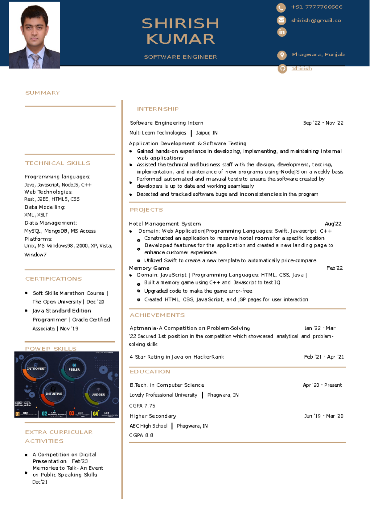 Shirish Kumar Software Engineer new - SHIRISH KUMAR SOFTWARE ENGINEER ...