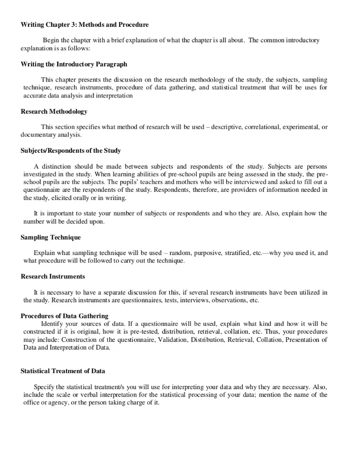 practical research chapter 3 format