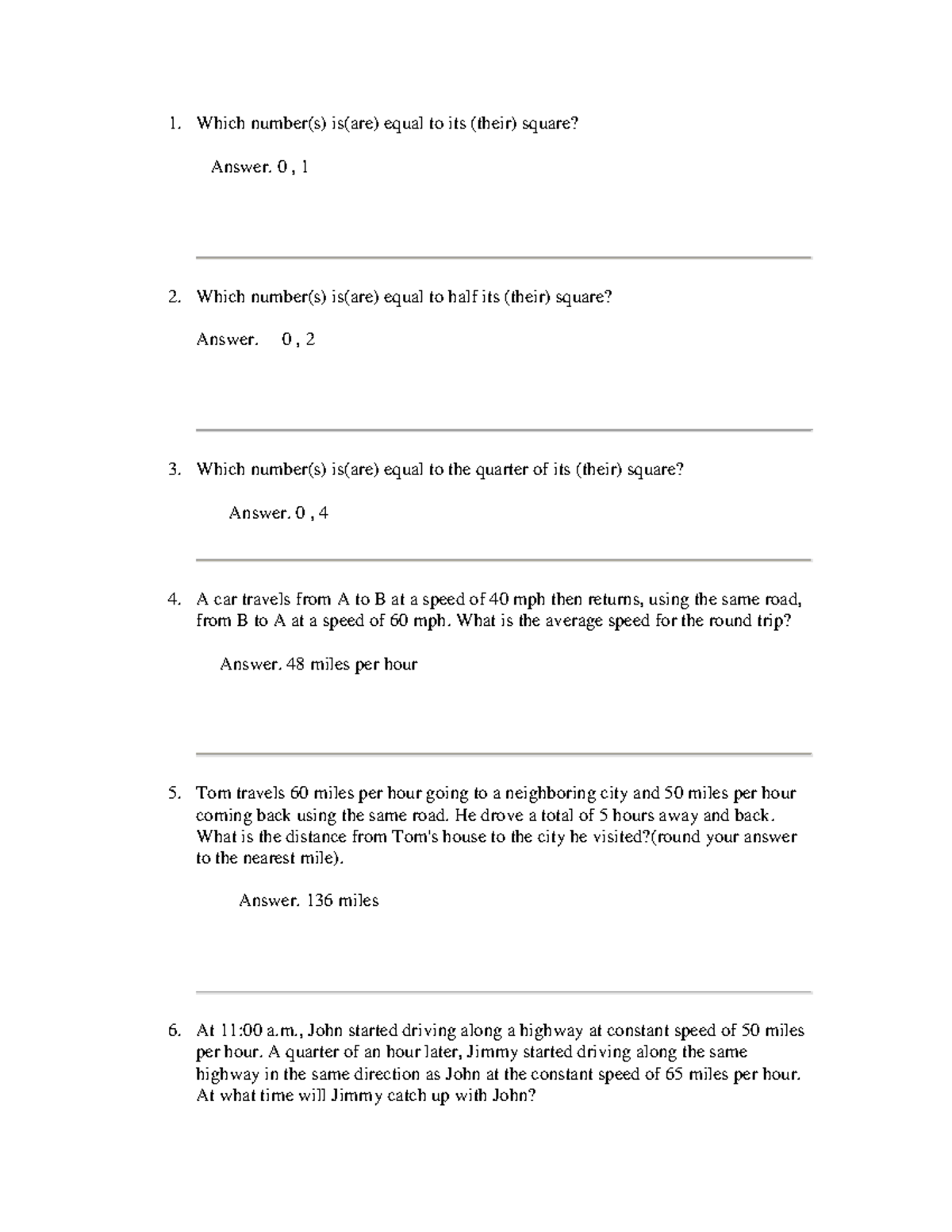 Sample Exam - This is a tutorial for Pilot trainning enterance exam and ...