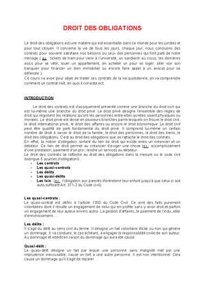 TD DO 1 - Aaaaaaaaaaaaaaaaaa - 26/01/ TD 1 – DROIT DES OBLIGATIONS ...