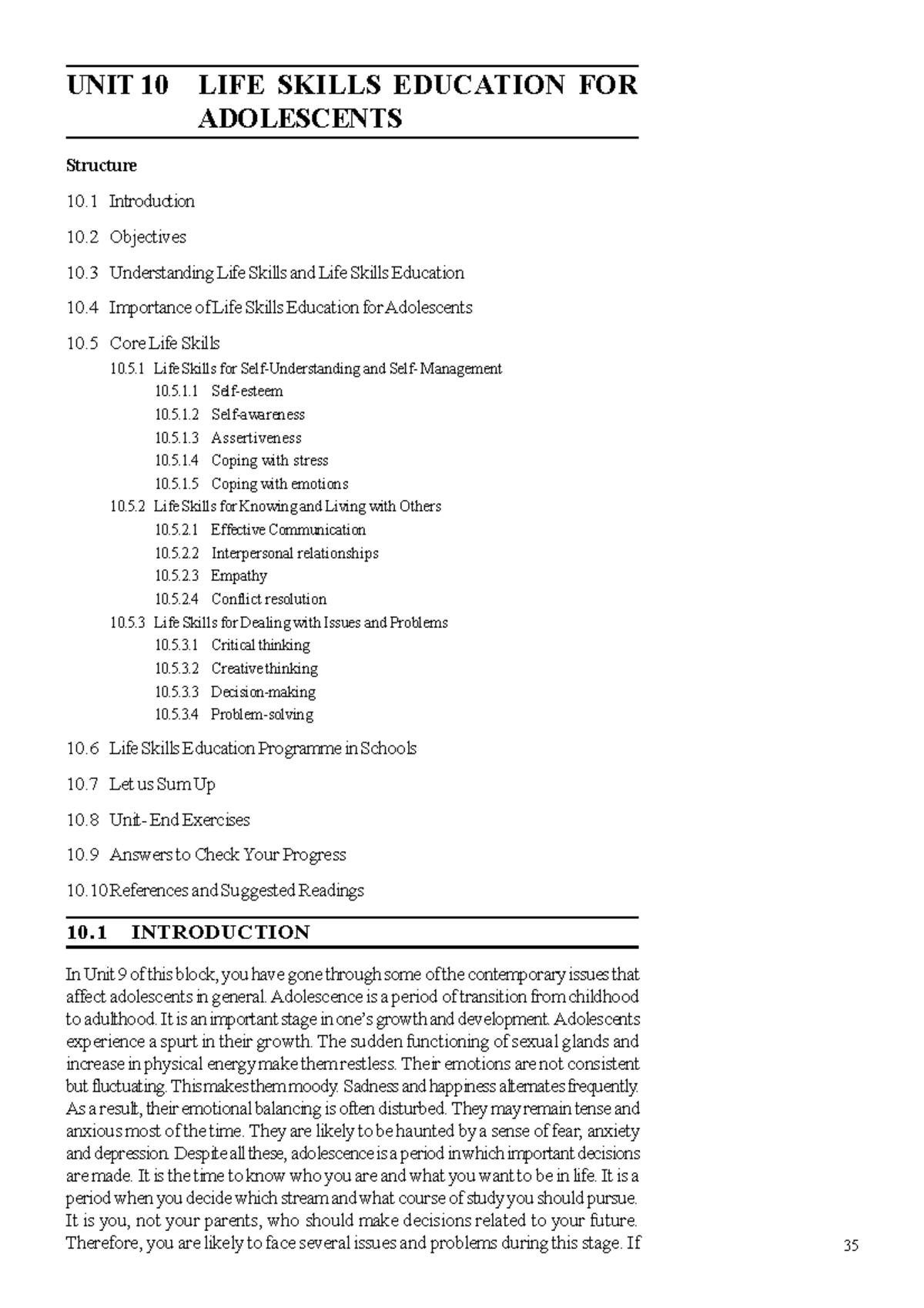 life-skills-introduction-and-importance-for-adolescents-unit-10-life