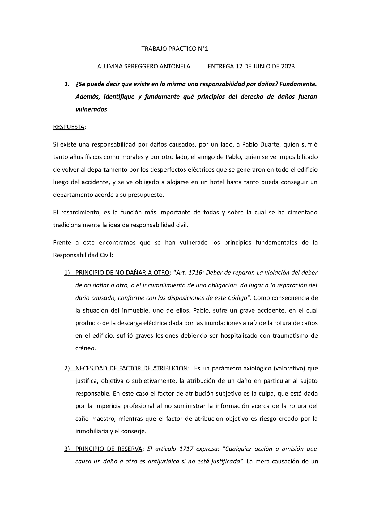 Trabajo Practico N Tp Aprobado Trabajo Practico N Alumna Spreggero Antonela Entrega De