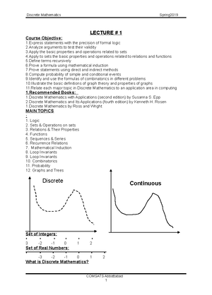 Assignment 1 Discrete - Discrete Structures - Studocu