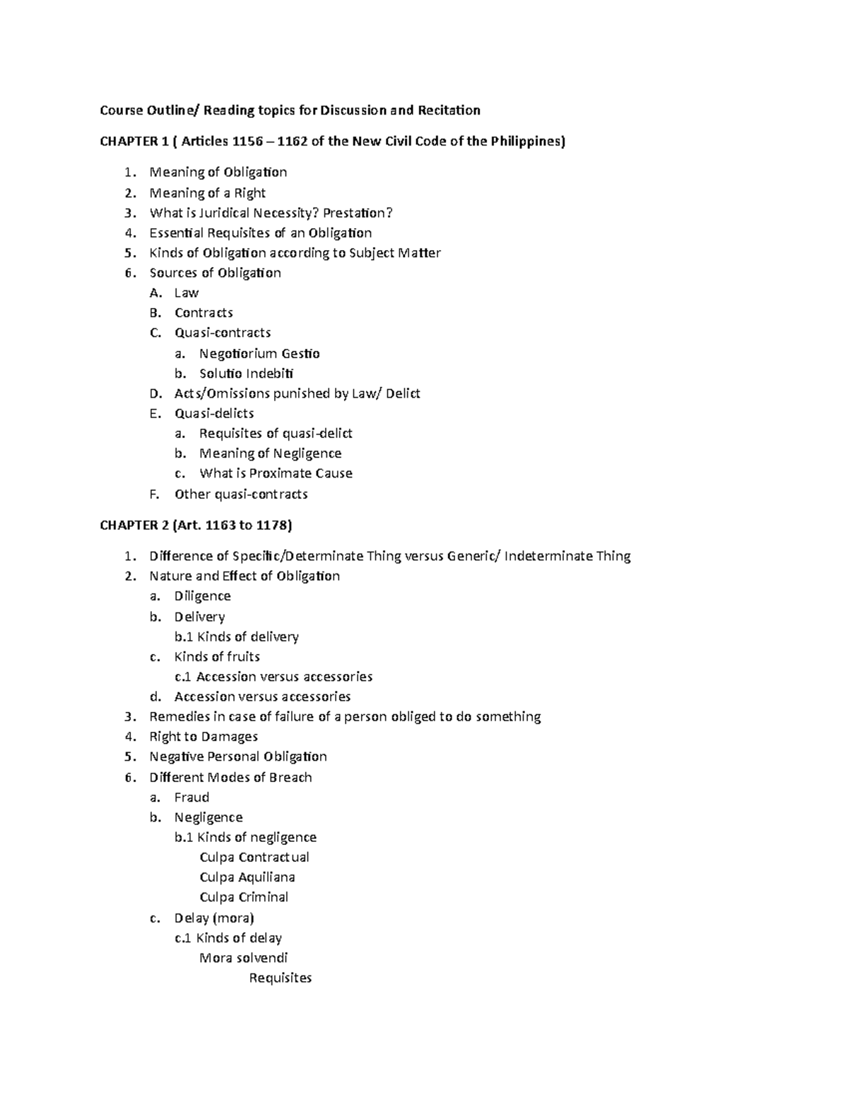 Course-Outline - ASFDSDRGWEHDAFG - Course Outline/ Reading topics for ...