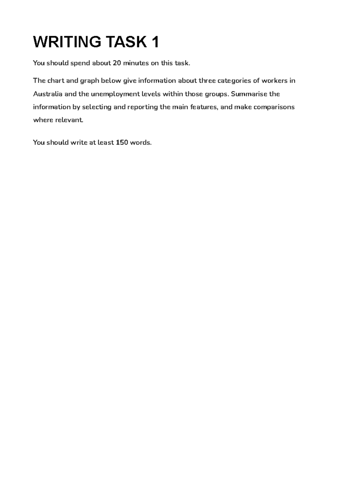 Ielts CHO BÉ 2 - yehhhhhhhhh - WRITING TASK 1 You should spend about 20 ...