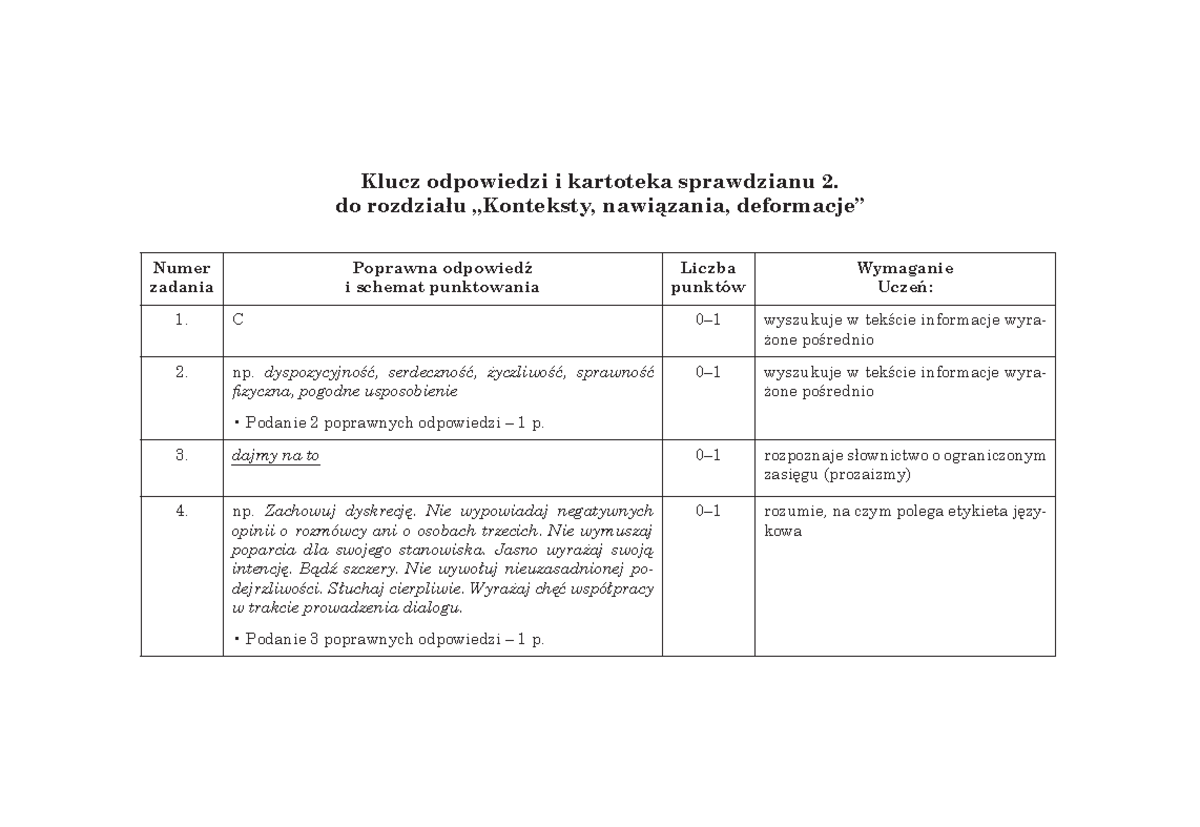 Gateway 2 Unit 4 Klucz Odpowiedzi 7 2 odpowiedzi konteksty itp pdf pdf - Klucz odpowiedzi i kartoteka