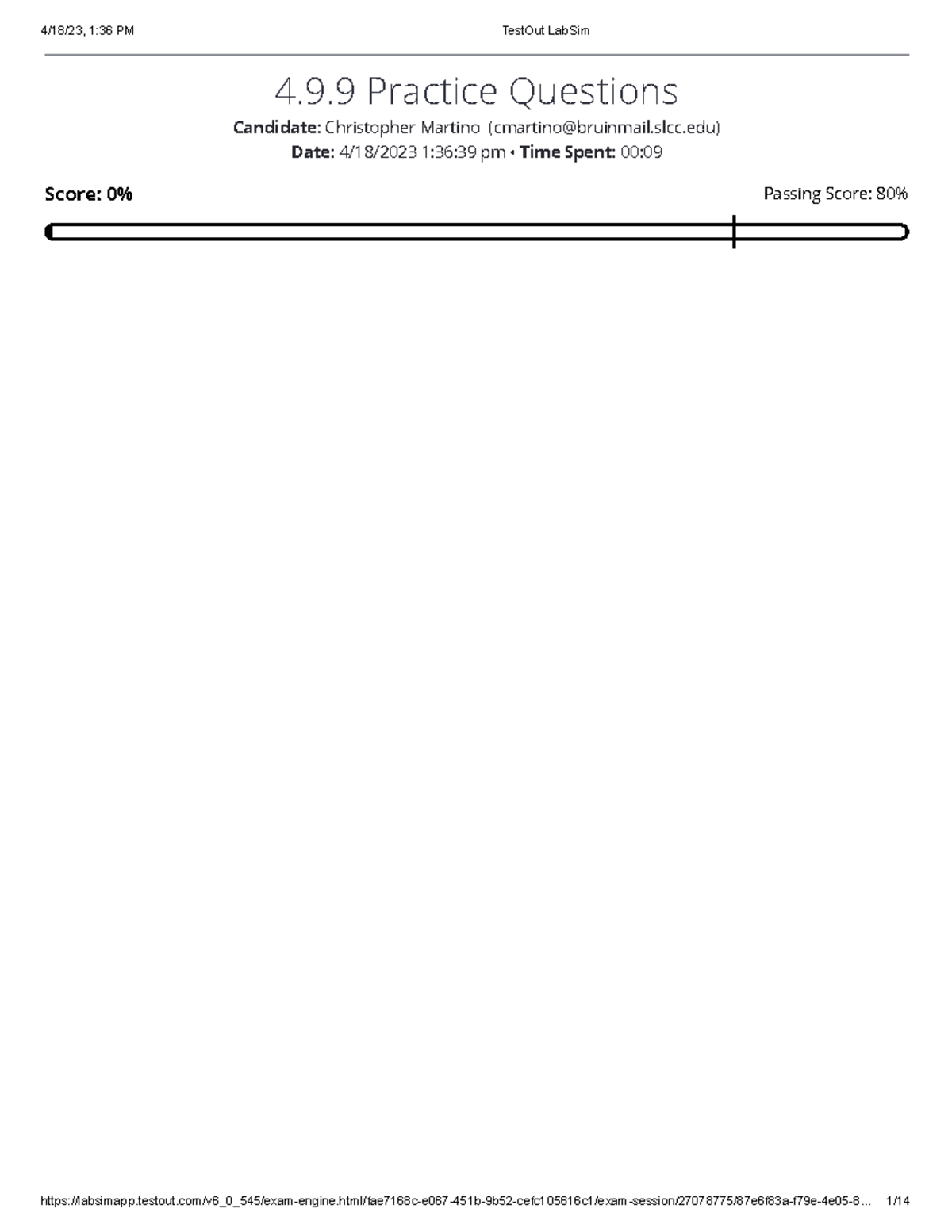 4.9 Troubleshoot IP Configuration Issues practice 4.9 Practice