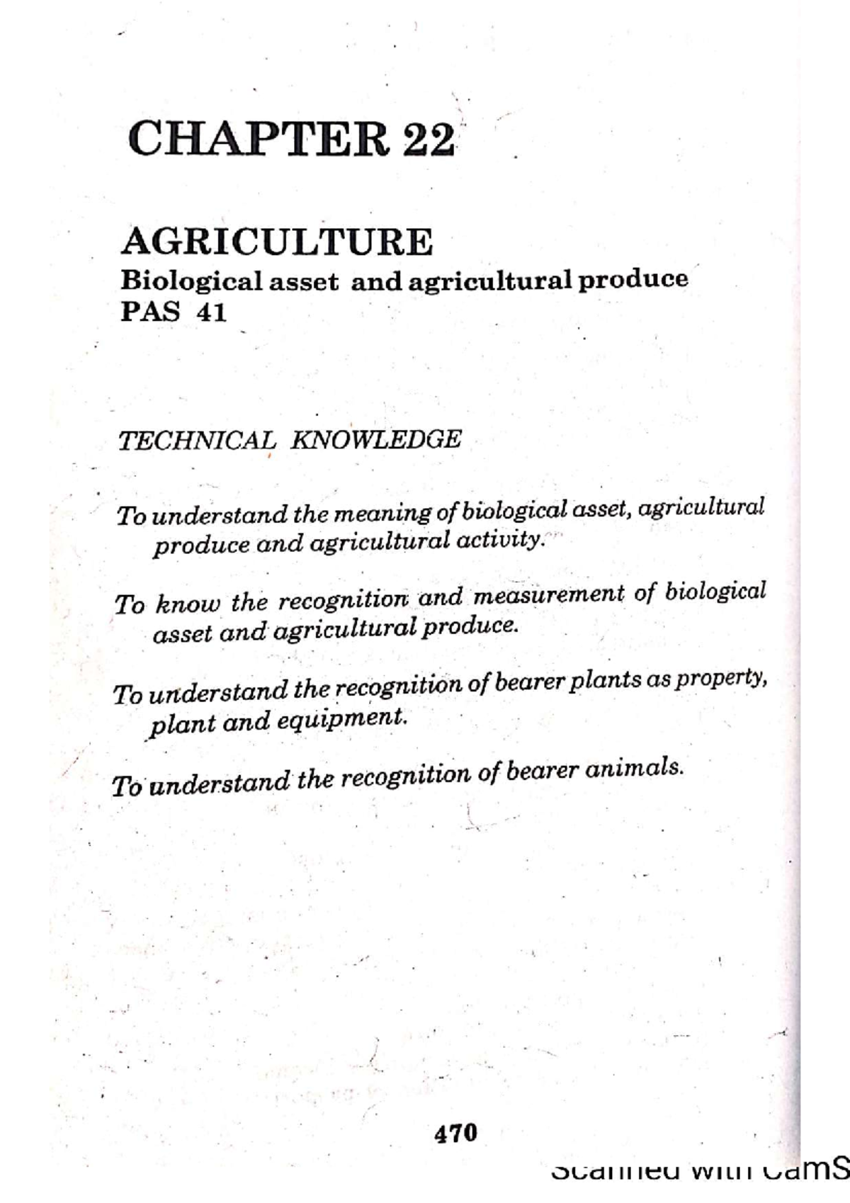 Chapter Biological Asset And Agricultural Produce Pas Compressed Accountancy Studocu