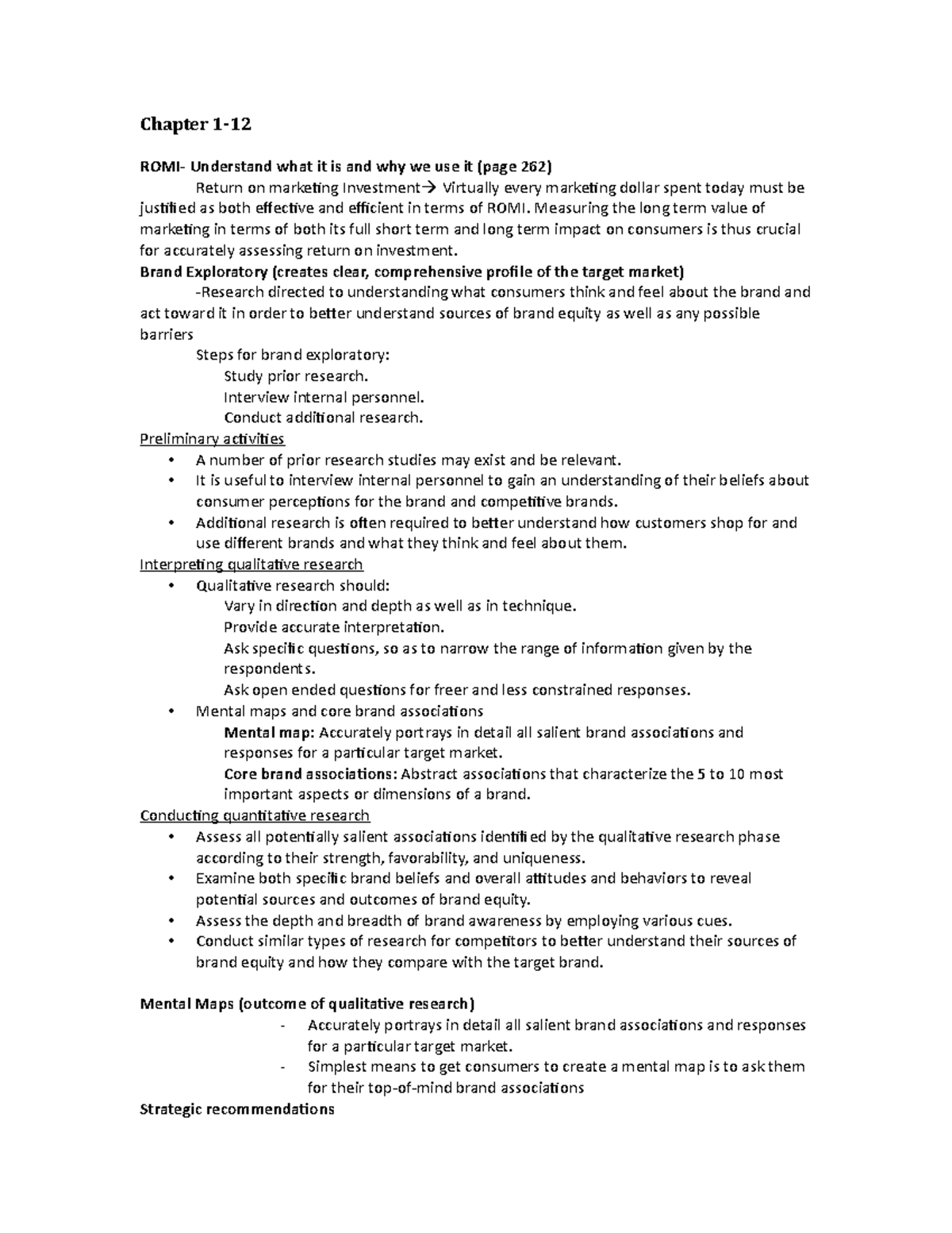 Lecture notes, lecture 1-12 - Chapter Understand what it is and why we ...