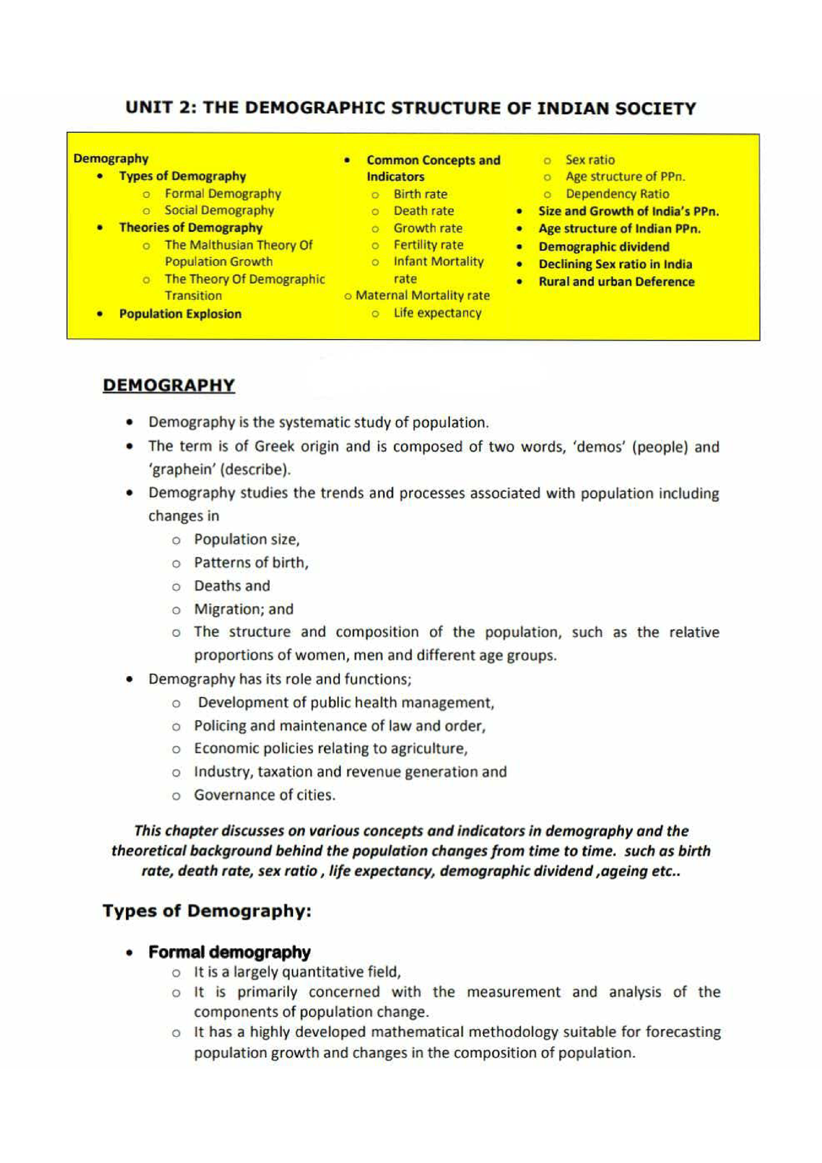 Plus Two Sociology Study Note Chapter 2 - Best Notes Of English ...