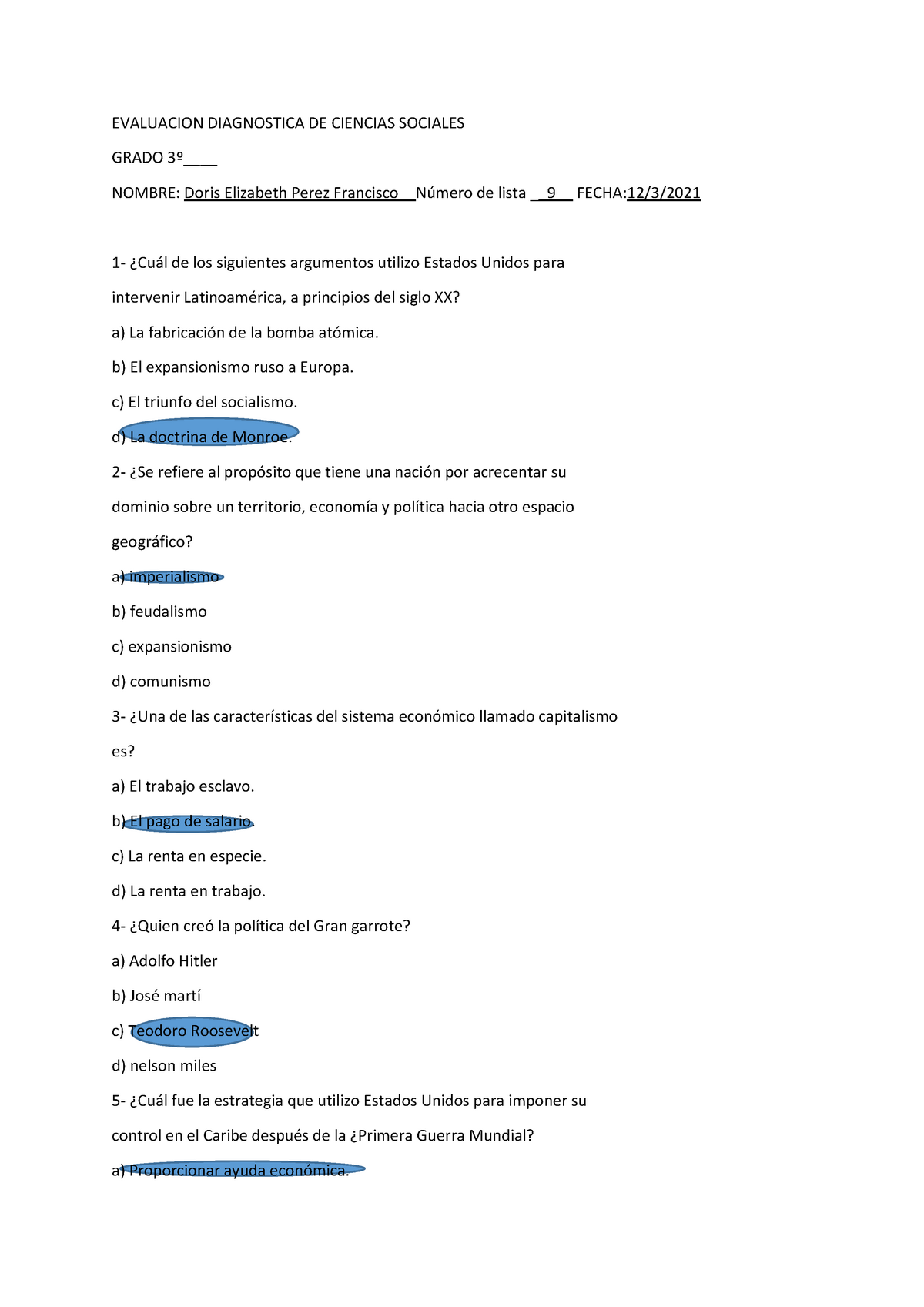 Evaluacion Diagnostica De Ciencias Sociales Evaluacion Diagnostica De Ciencias Sociales Grado 2074