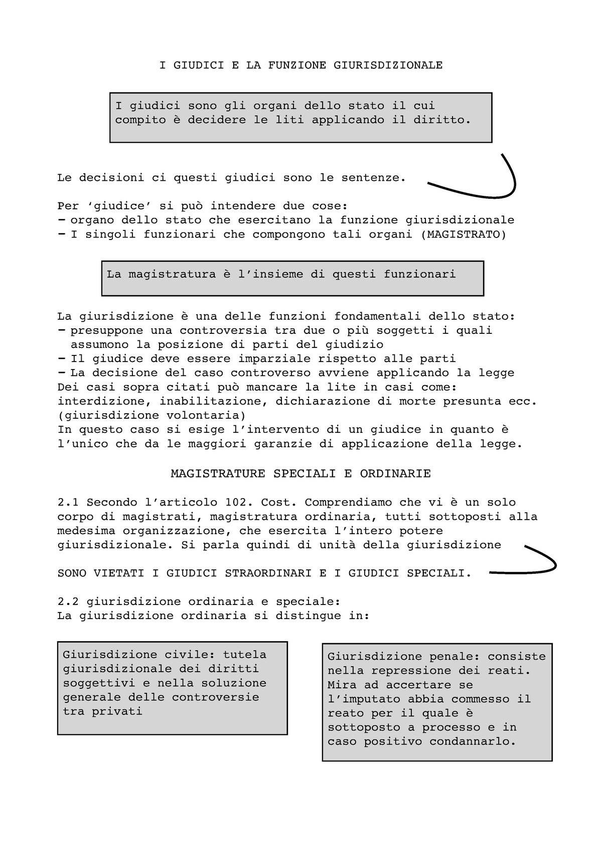 La Magistratura - I GIUDICI E LA FUNZIONE GIURISDIZIONALE Le Decisioni ...