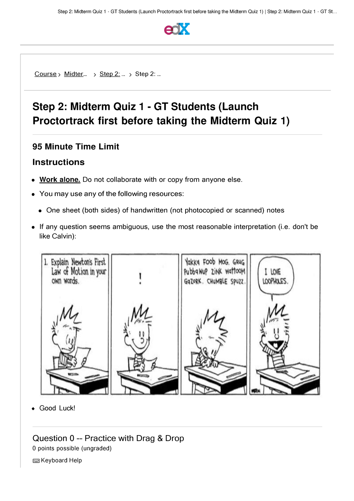 Midterm Quiz 1 With Correct Answers - Step 2: Midterm Quiz 1 - GT ...