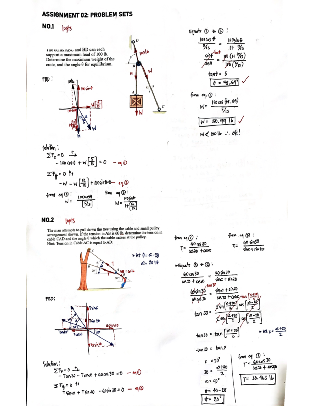 Prob-set-2 - asfdbvgjkgkfgjhk, - ASSIGNMENT 02: PROBLEM SETS NO lopts ...