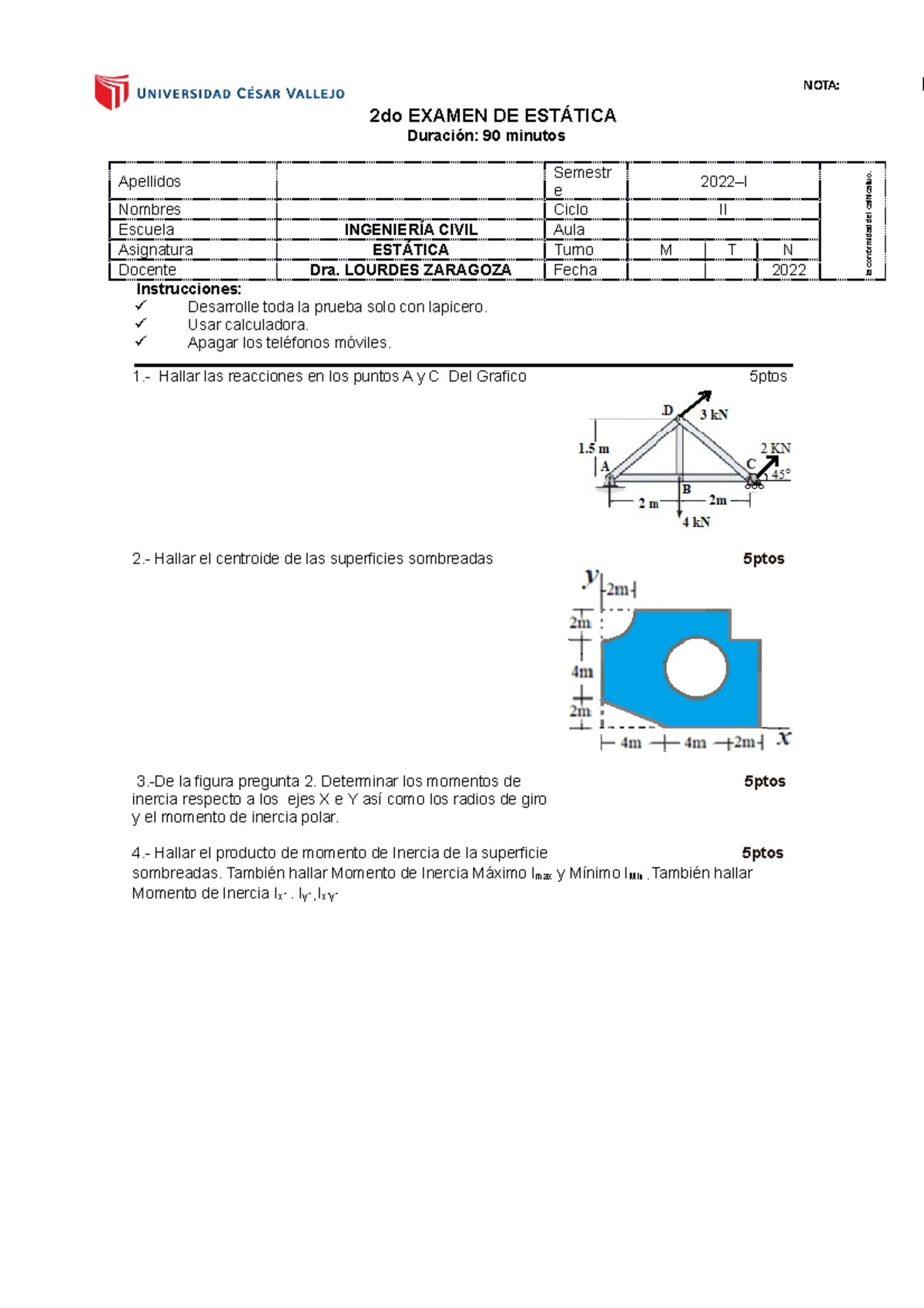 2do Examen A2t1 Error Por Temperatura Calcular La Longitud Real De Una Medición Si Longitud