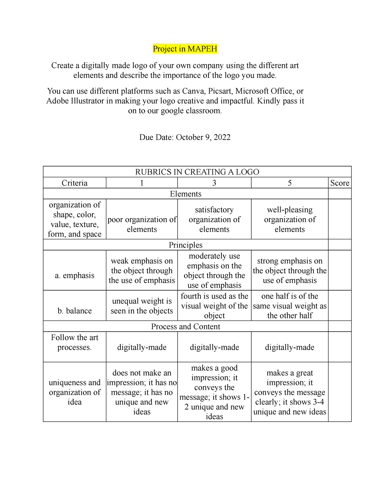 sample research paper in mapeh