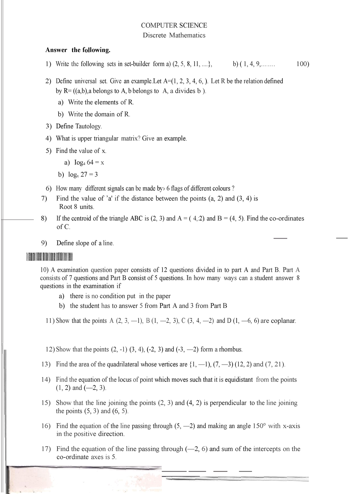 Discrete-Mathematics-min - COMPUTER SCIENCE Discrete Mathematics Answer ...