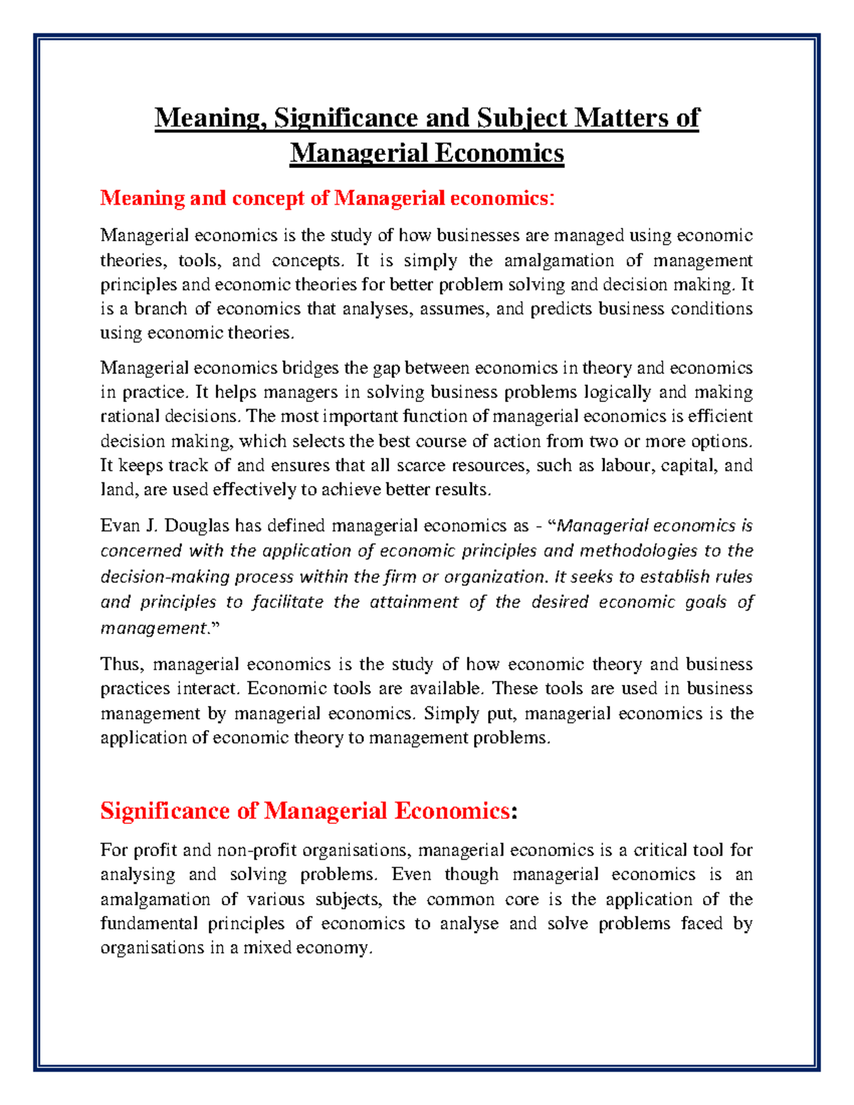 Significance Level Meaning In Economics