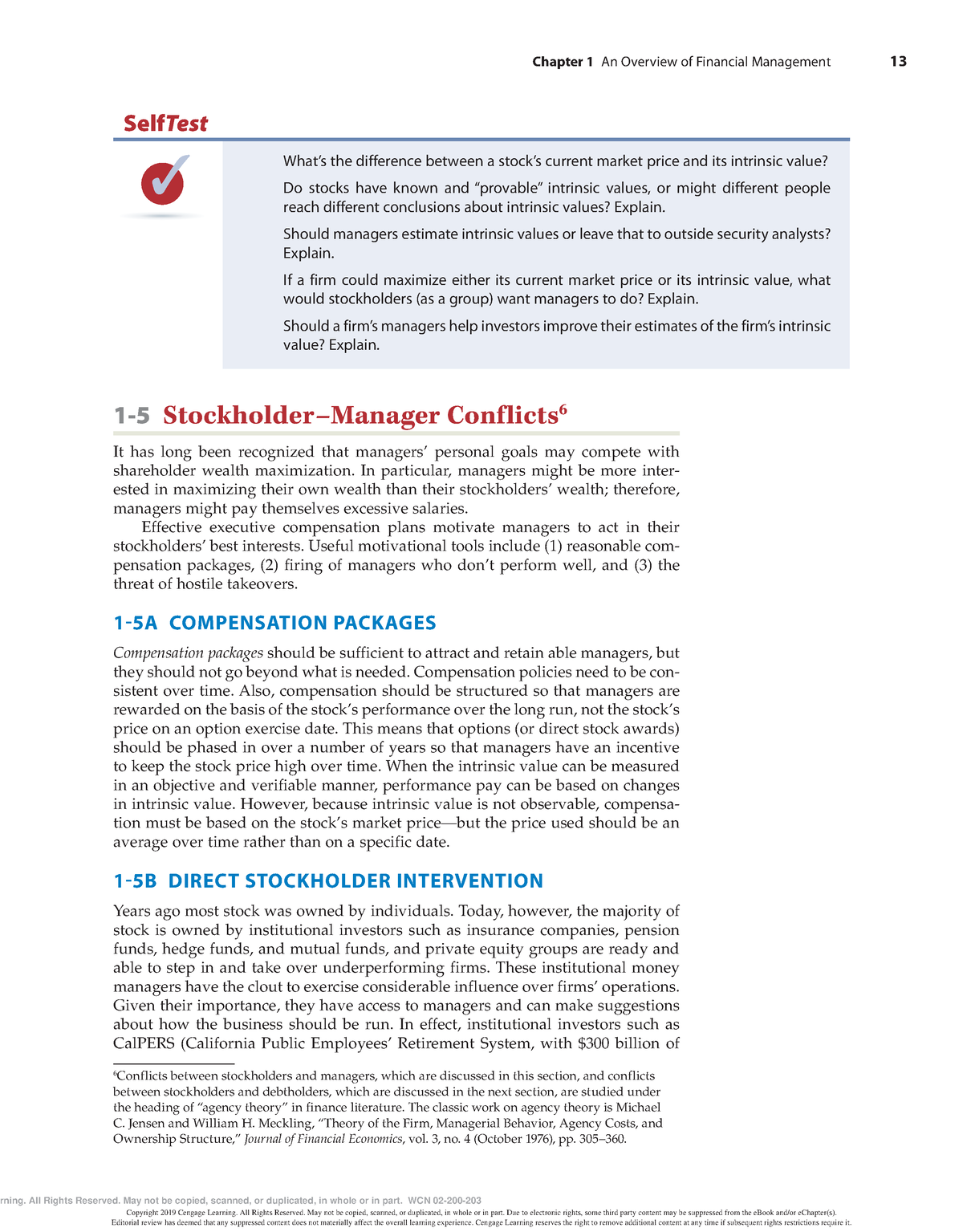 Fundamentals Of Financial Management-14 - Chapter 1 An Overview Of ...