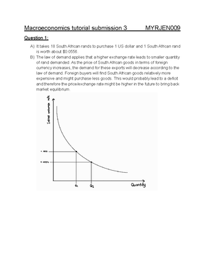 Macroeconomics tutorial submission 3
