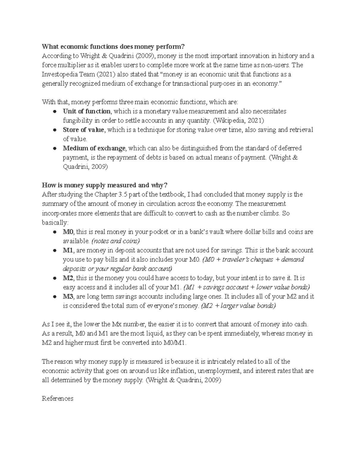Discussion Post Unit 1 Bus 2203 Principles Of Finance 1 What Discussion Post Unit 1 Bus 2203 Principles Of Finance 1 What