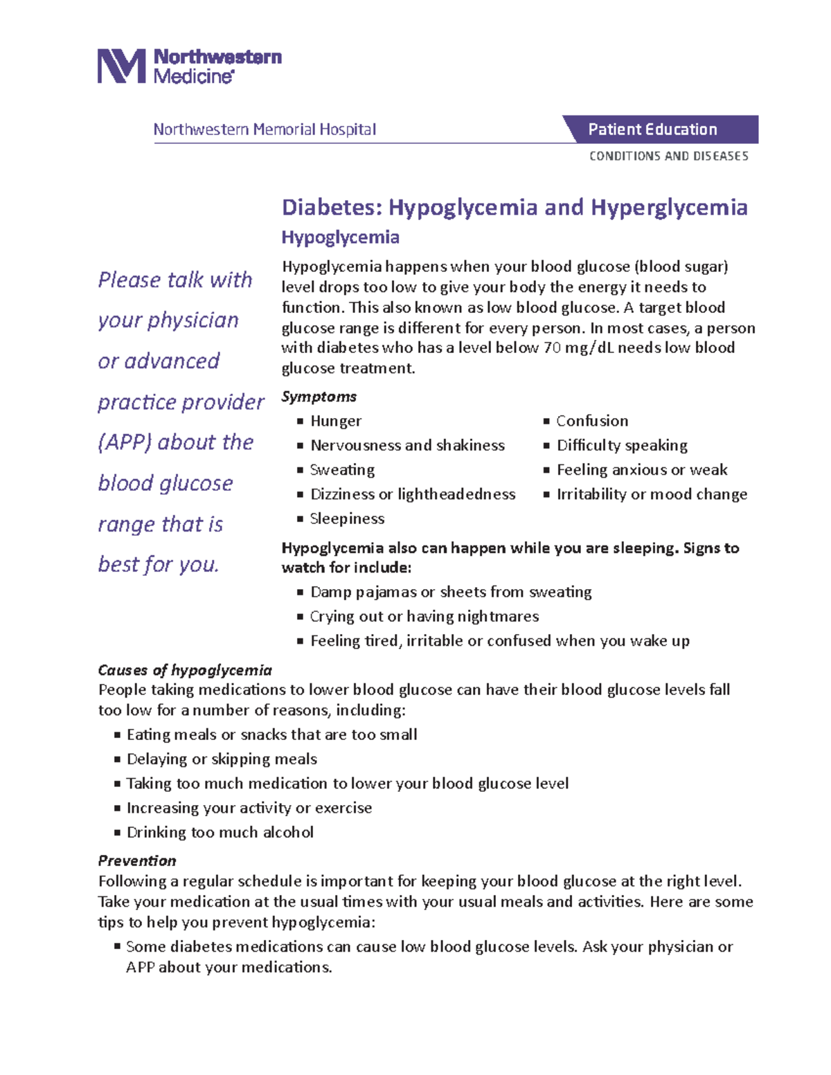 900835 diabetes hypo hyper 2-23 - Diabetes: Hypoglycemia and ...
