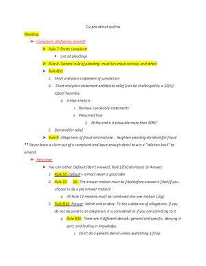 Civ Pro Outline - Christopher Peters - I. Introduction to the Court and ...