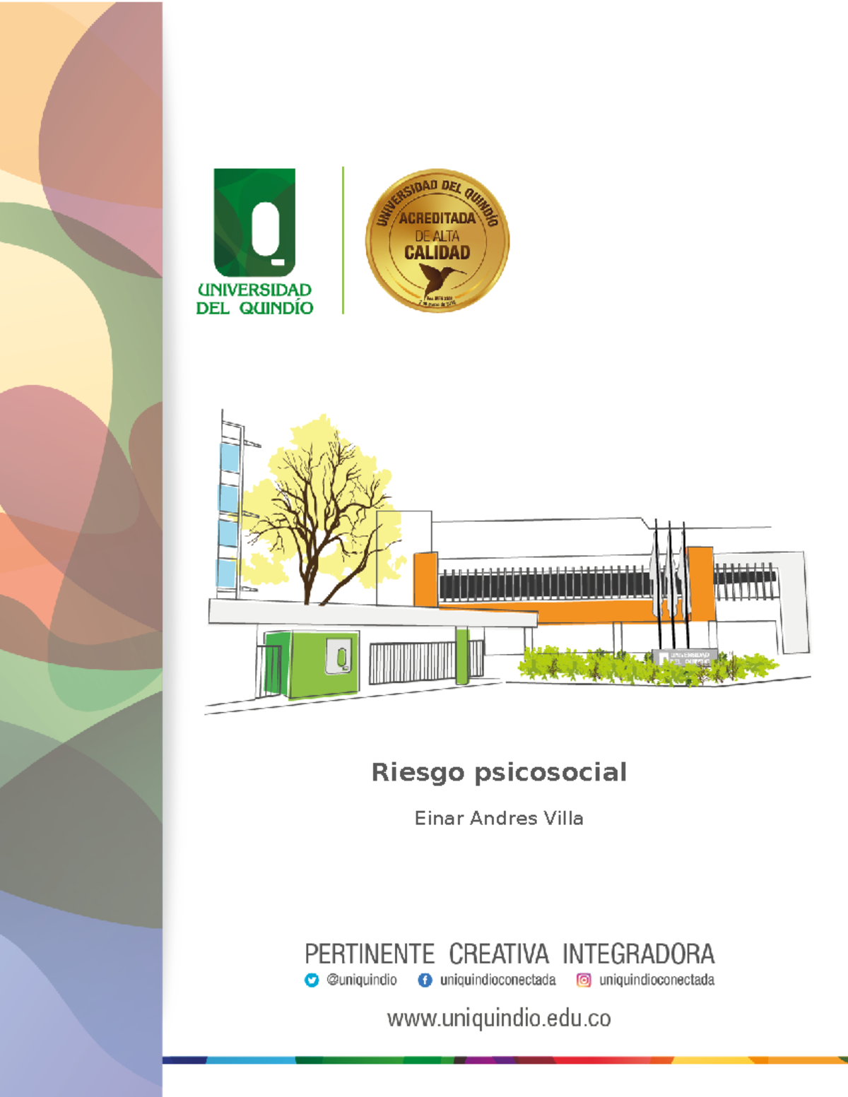 Plantilla institucional trabajos escritos - Riesgo psicosocial Einar 