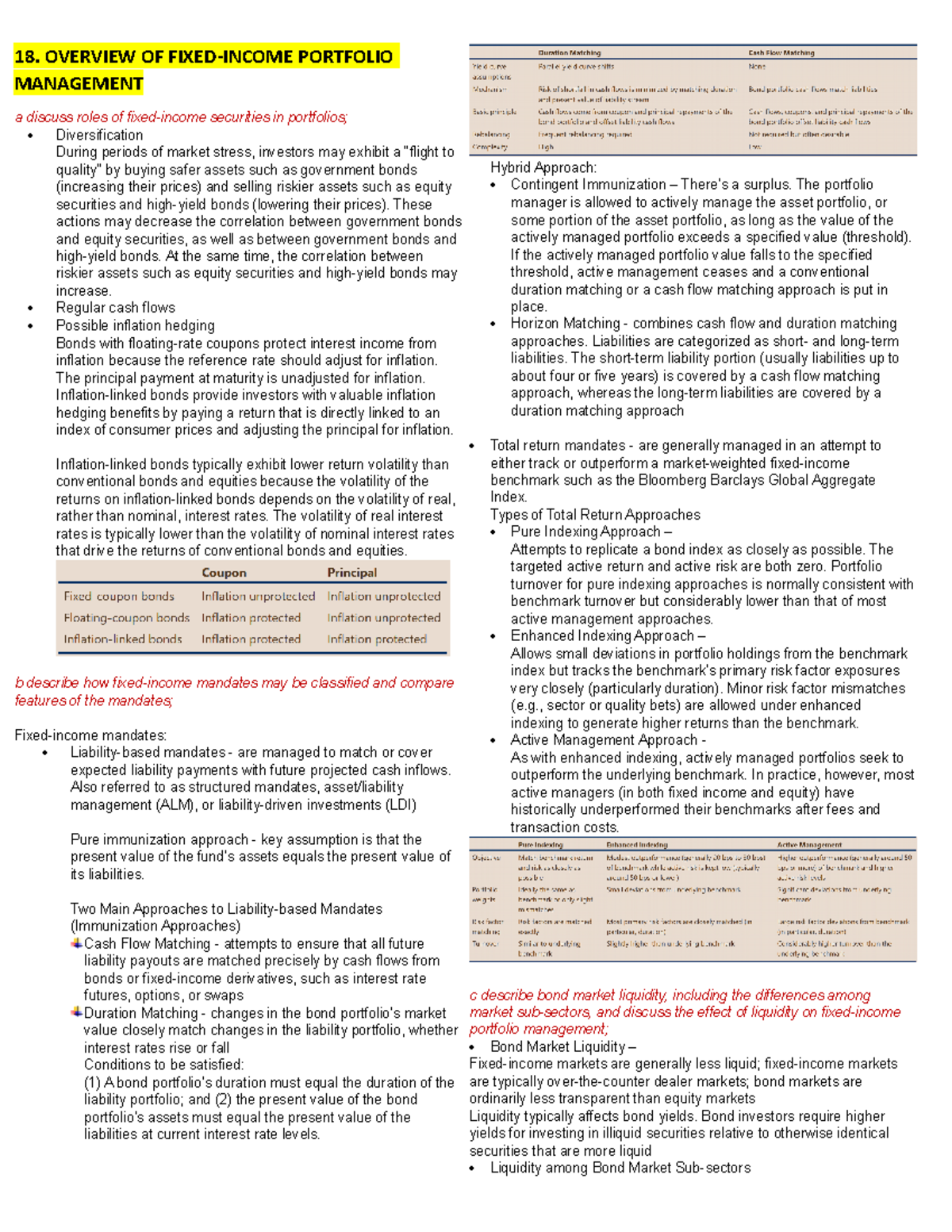 Overview of Portfolio Management Lecture Notes Financial Accounting Studocu