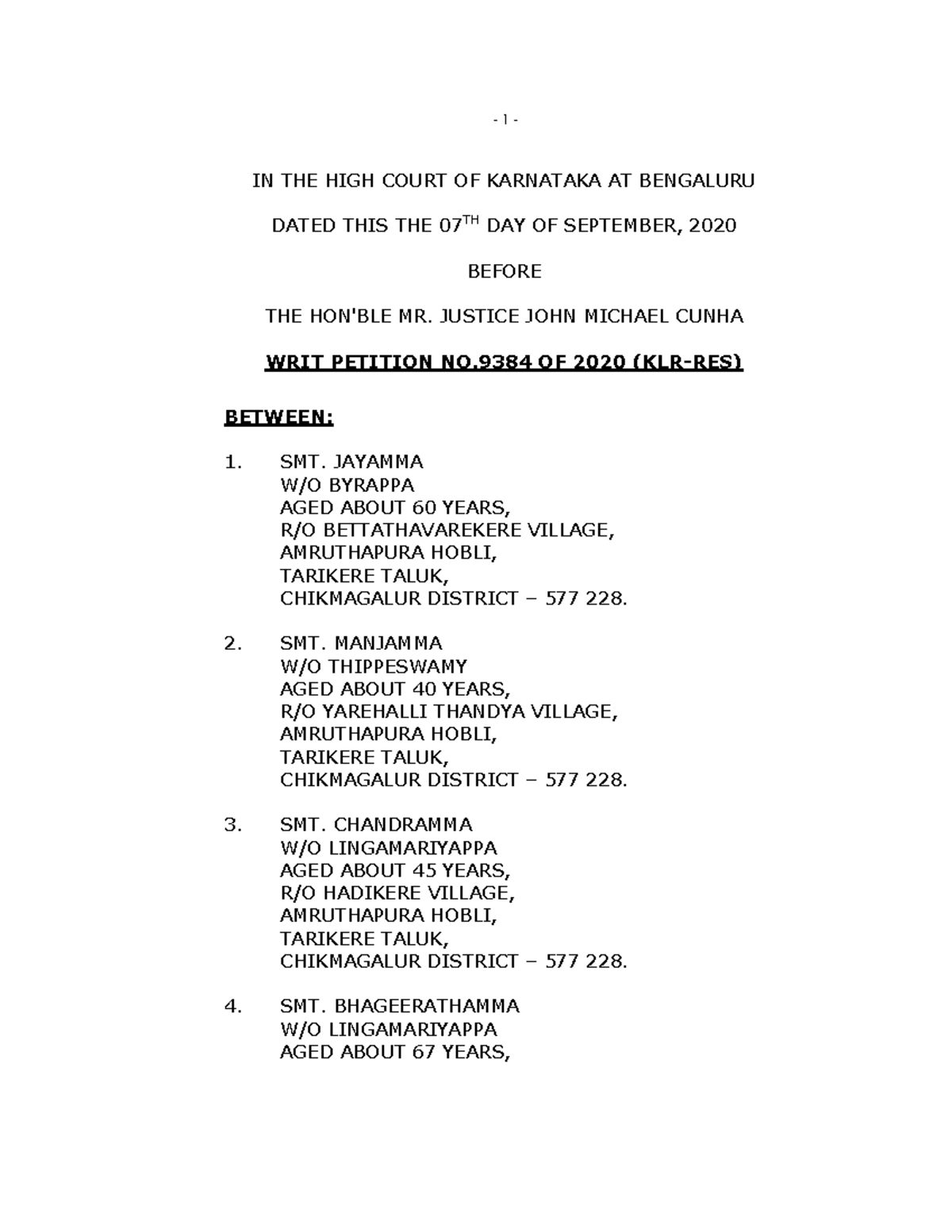 Display pdf Drgrffhhh IN THE HIGH COURT OF KARNATAKA AT BENGALURU