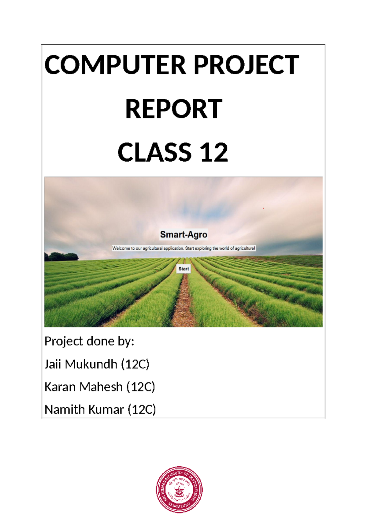 Computer Project class 12 - COMPUTER PROJECT REPORT CLASS 12 Project ...