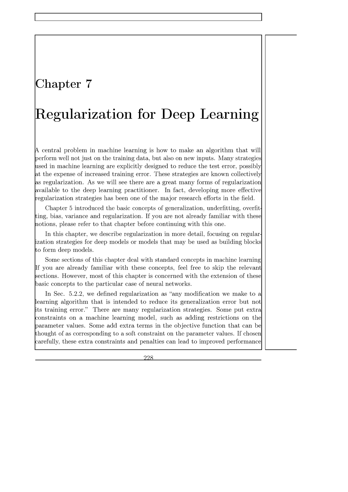 Deep Learning Regularization book - Chapter 7 Regularization for Deep ...