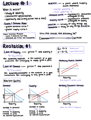 14.01 Principles Of Microeconomics - Practice Problems 10 With ...