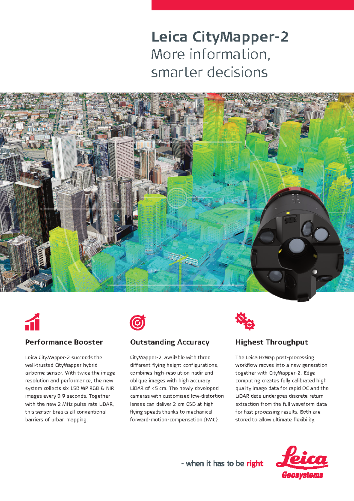 Leica City Mapper-2 DS - Highest Throughput The Leica HxMap post ...