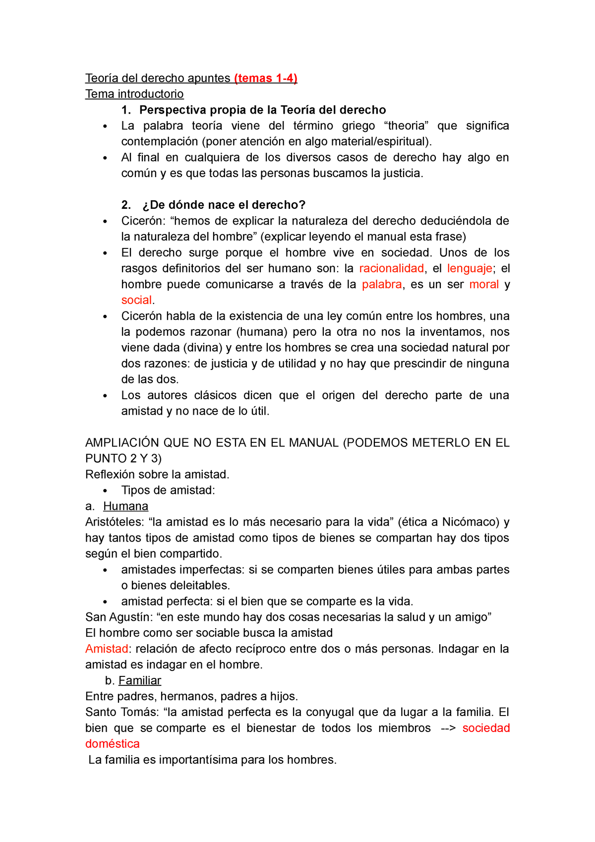 Apuntes Teoría Del Derecho Apuntes Temas 1 4 Tema Introductorio 1 Perspectiva Propia De La 8510