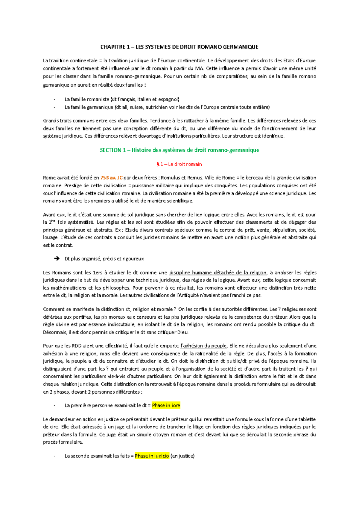 Ch 1 Le droit romanogermanique CHAPITRE 1 LES SYSTEMES DE DROIT