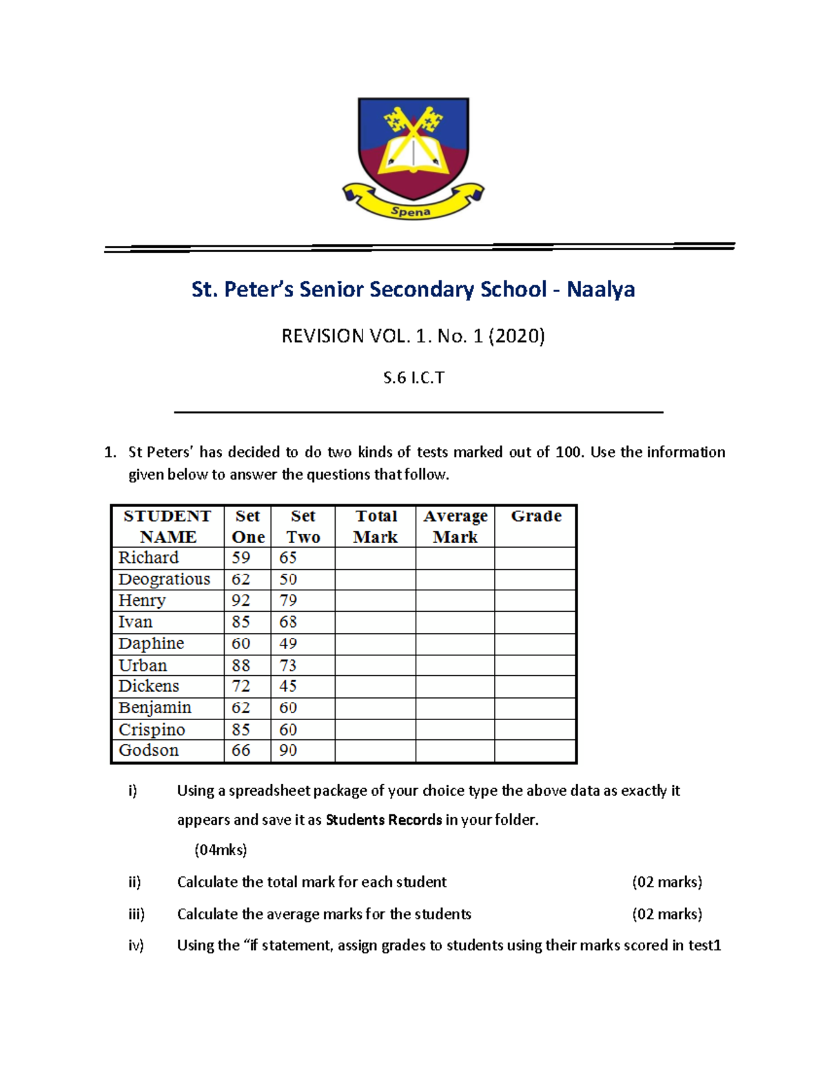 S-1693602418-66653088 - St. Peter’s Senior Secondary School - Naalya ...