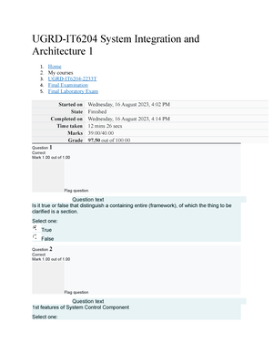 System Integration And Architecture 1 Prelim LAB QUIZ 2 - PRELIM LAB ...