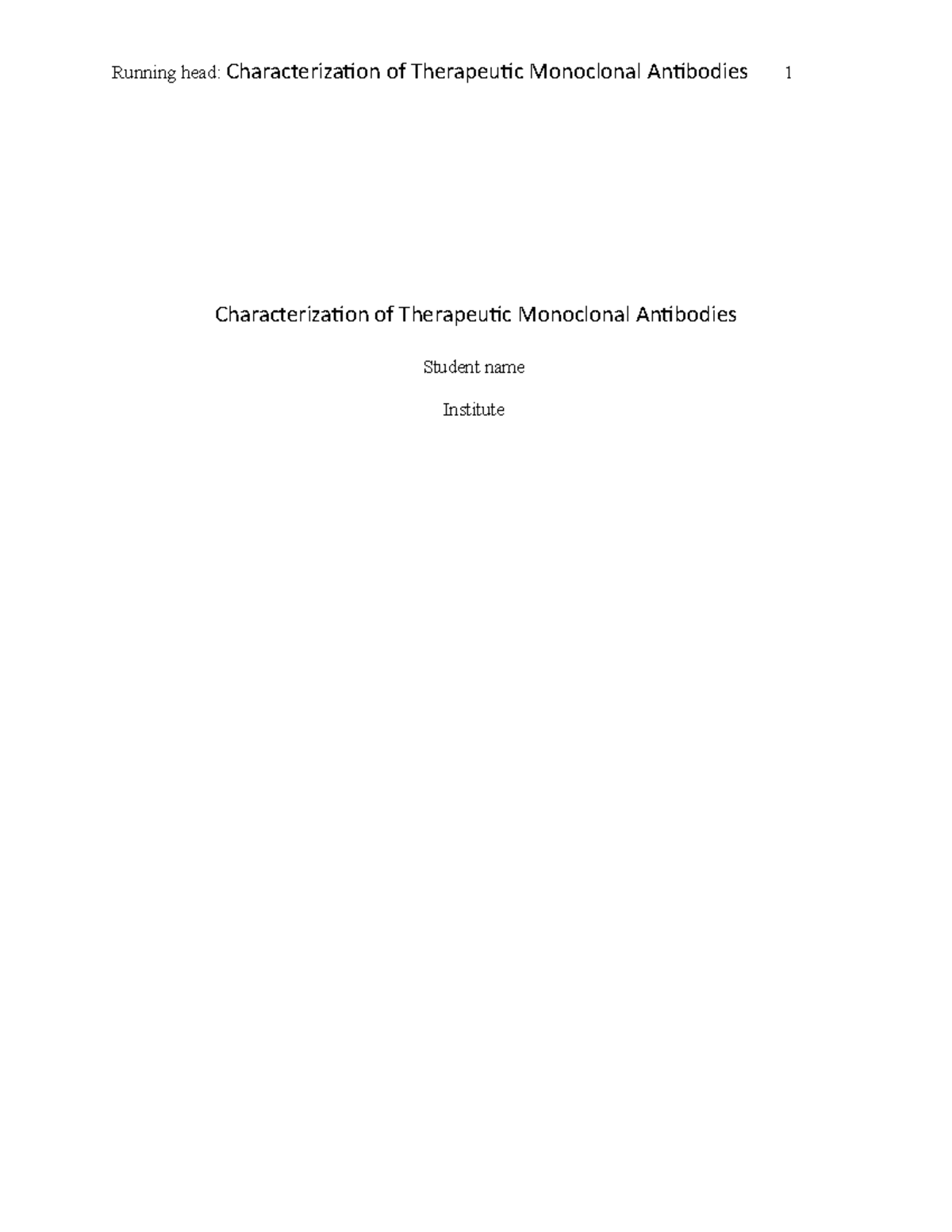 Characterization of Therapeutic Monoclonal Antibodies - , 2018; Li et ...